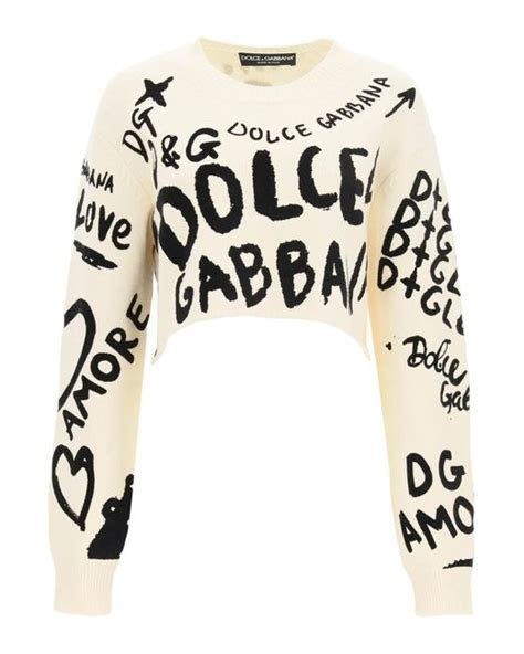 dolce gabbana crop sweater